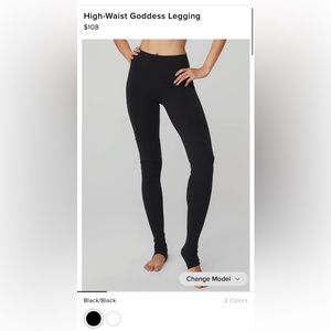 Alo high waisted goddess leggings